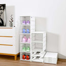 رف أحذية قابل للطي - رف أحذية مغلق