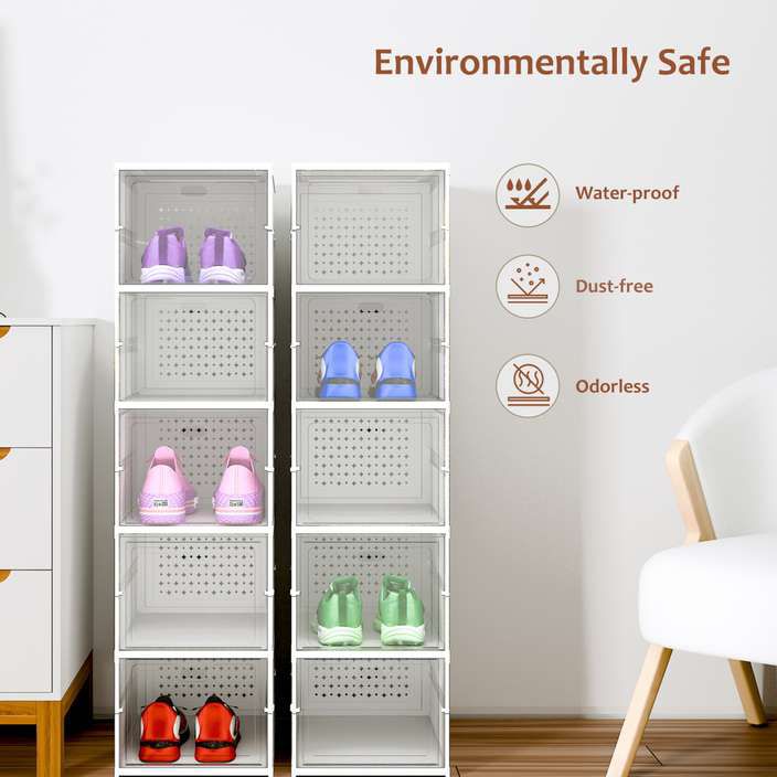 Foldable Shoe rack -  Closed shoe rack  5 Layer