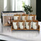 Ceramic Kitchen Storage with Wooden Stand- Pack of 7