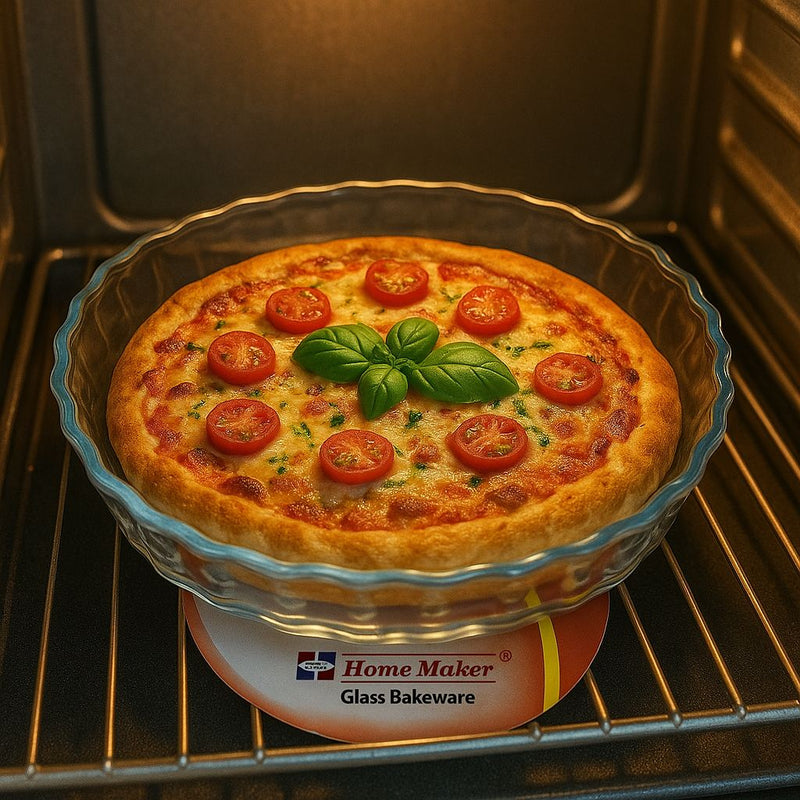 Premium Round Glass Baking Dish