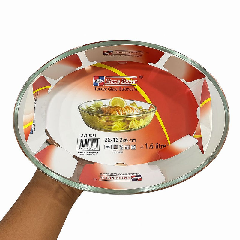 Premium Round Glass Baking Dish