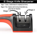 2 Stages Hard Carbide Ceramic Sharpener
