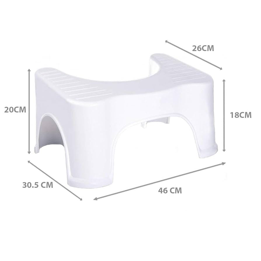 Plastic Toilet Squat Stool with Acupressure Points