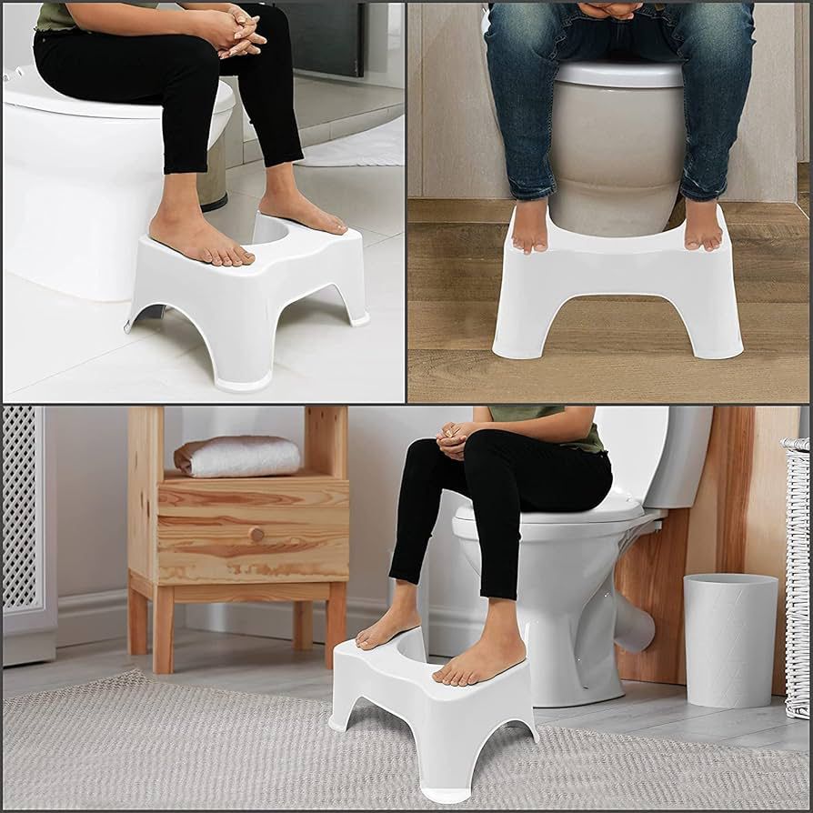 Plastic Toilet Squat Stool with Acupressure Points