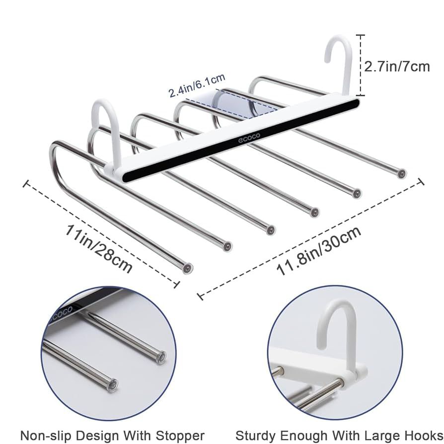 علاقة ملابس متعددة الوظائف موفرة للمساحة