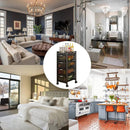 4-Tier Rolling Utility Cart with Mesh Drawers