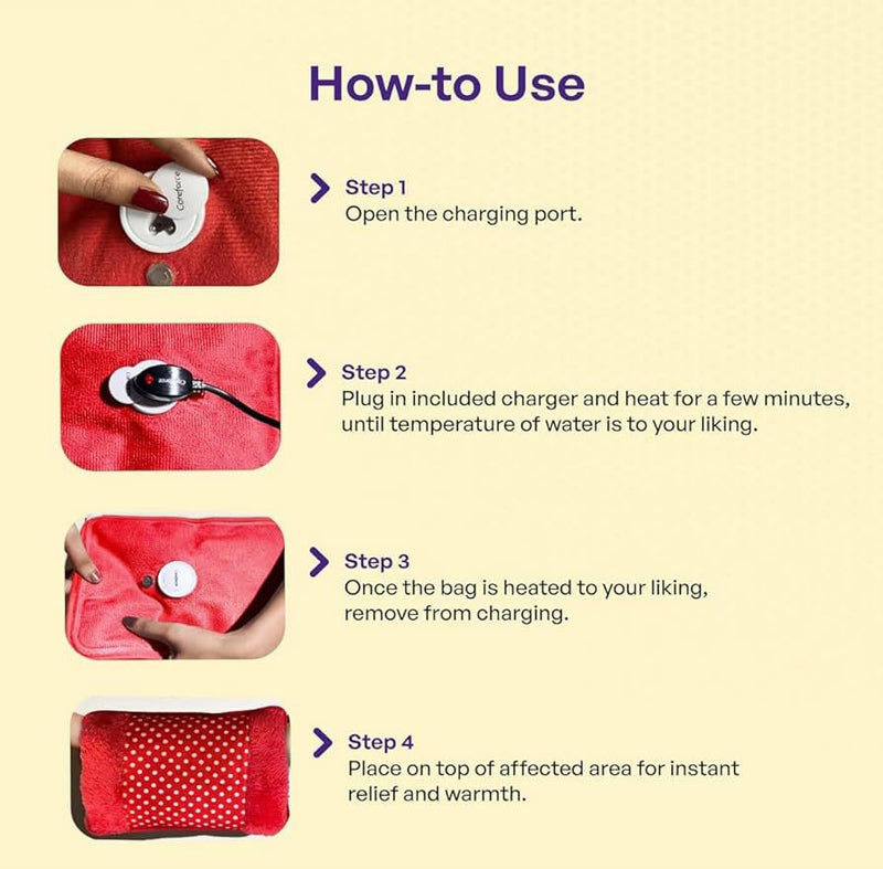 Rechargeable Electric Hot Water Bag/Heating Pad