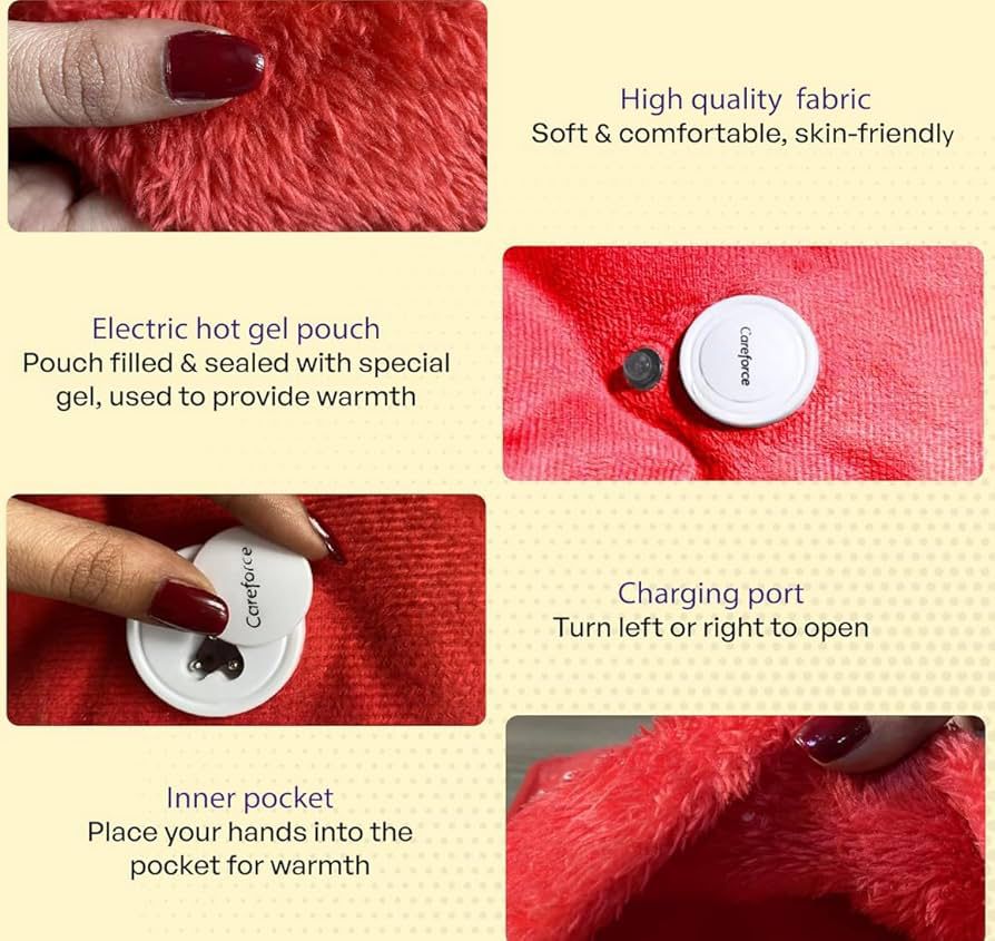 كيس الماء الساخن الكهربائي القابل لإعادة الشحن/وسادة التدفئة 