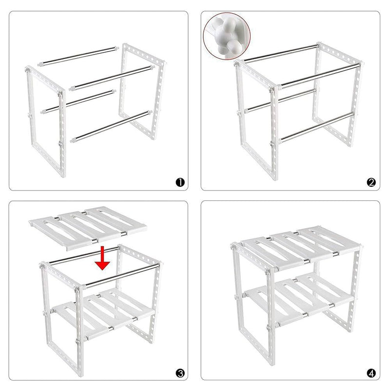 Multi-functional Adjustable and Expandable Storage Rack