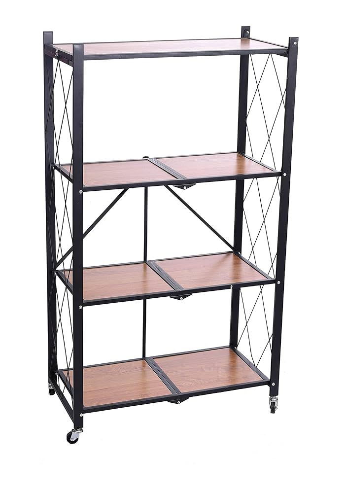 Wooden Wide Foldable Storage Shelves