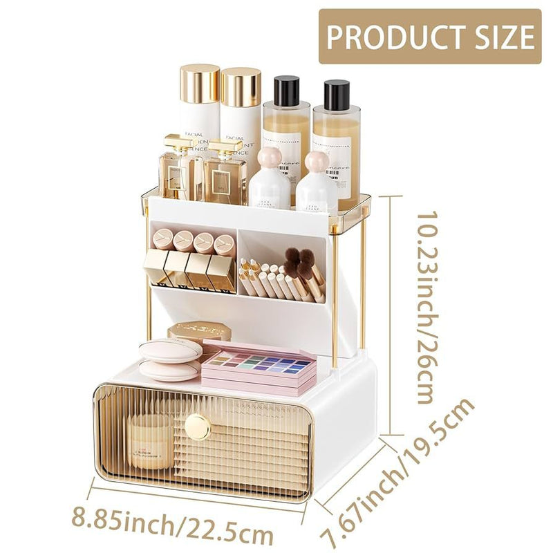 Luxury 3-in-1 Detachable Cosmetic & Skincare Organizer