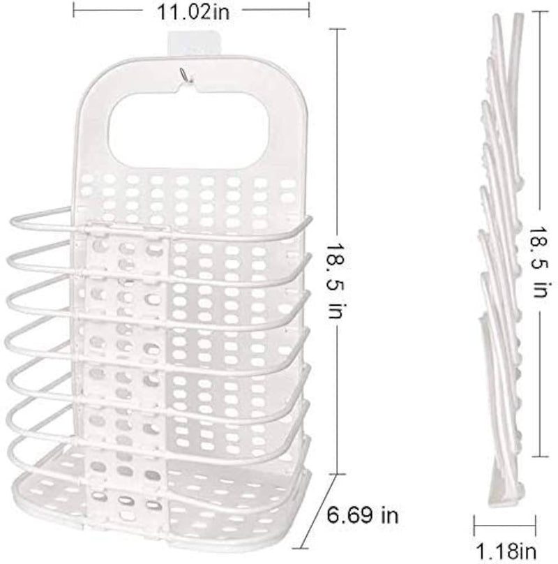 Collapsible Wall-Mounted Laundry Hamper