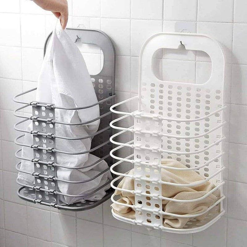 Collapsible Wall-Mounted Laundry Hamper