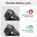 بوابة قابلة للسحب للأطفال والحيوانات الأليفة - بدون حفر