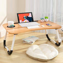 Foldable Laptop Table with Dock Stand and Non-slip Legs