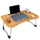 Foldable Laptop Table with Dock Stand and Non-slip Legs