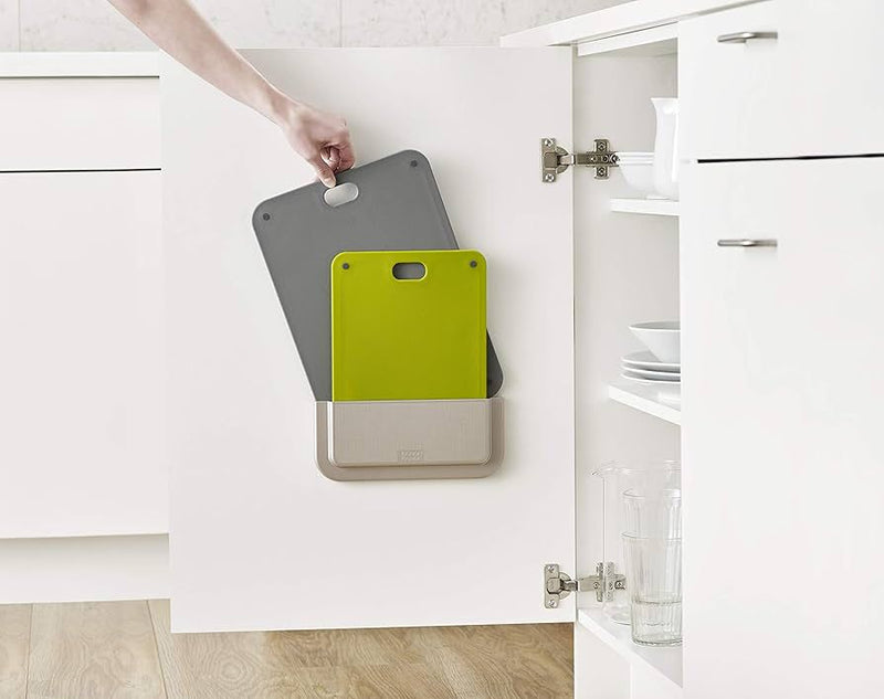 Double-sided chopping boards with non-slip feet