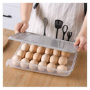 حامل صندوق بيض المطبخ المكون من 24 شبكة 