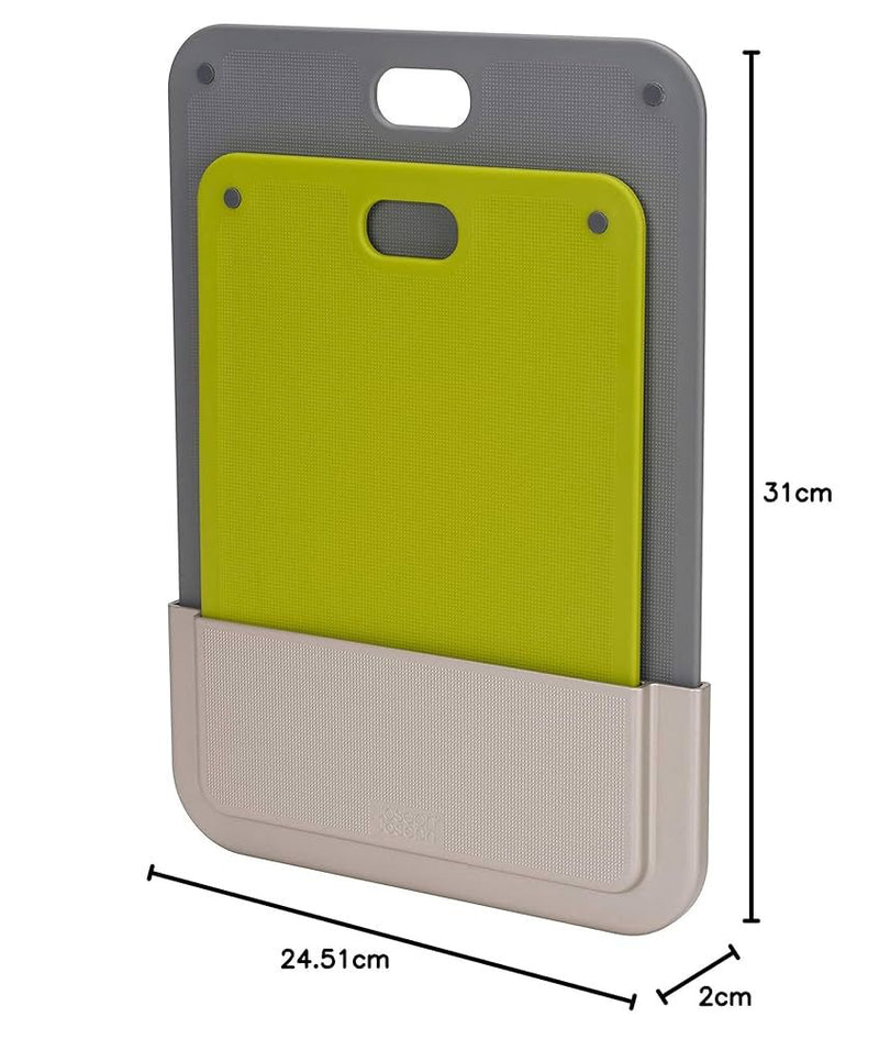 Double-sided chopping boards with non-slip feet