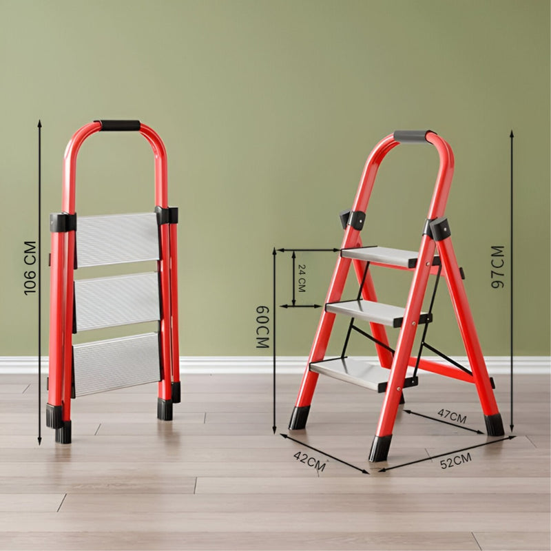 Multifunctional Aluminium Folding Step Stool Ladder