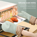 1 Pair Silicone Oven Gloves, Heat-Resistant Oven Gloves