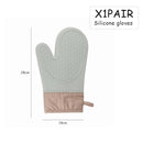 1 Pair Silicone Oven Gloves, Heat-Resistant Oven Gloves