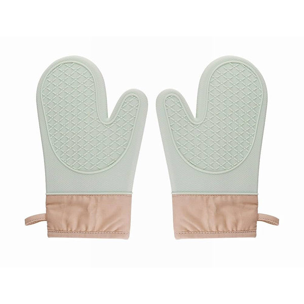 1 Pair Silicone Oven Gloves, Heat-Resistant Oven Gloves