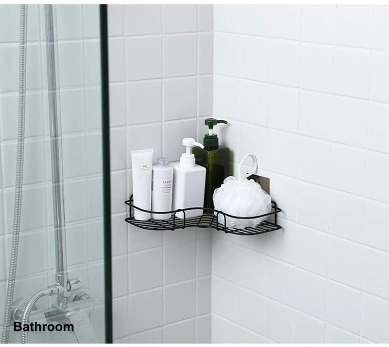 Stainless Steel Bathroom Corner Shelf Organizer Storage Hanging Shower Caddy Rack