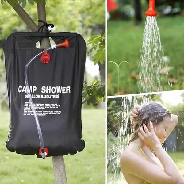 Portable Camp Shower5/10 Gallon Shower Bag for Summer Camping Outdoor Travel