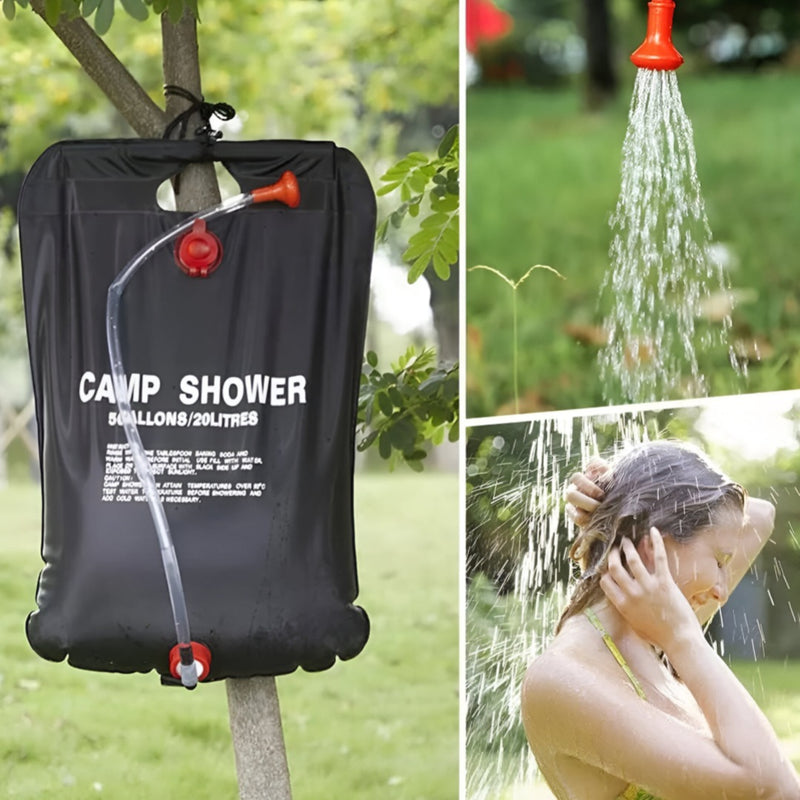 Portable Camp Shower5/10 Gallon Shower Bag for Summer Camping Outdoor Travel