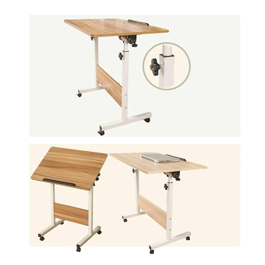 Side Table in C Shape Foldable Mobile Lifting Laptop Table