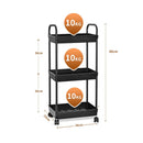 Multi-Functional Storage Trolley With Handle
