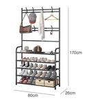 Multi Functional Entry Way Coat Rack 3 in 1