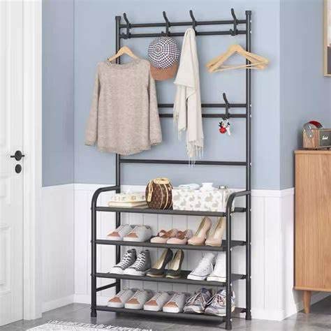 Multi Functional Entry Way Coat Rack 3 in 1
