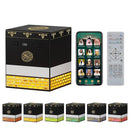 Kaaba Quran Speaker with Remote Control for 114 Quran Surahs, Night Light MP3 Music Player with 18 Reciters and 16 Translations