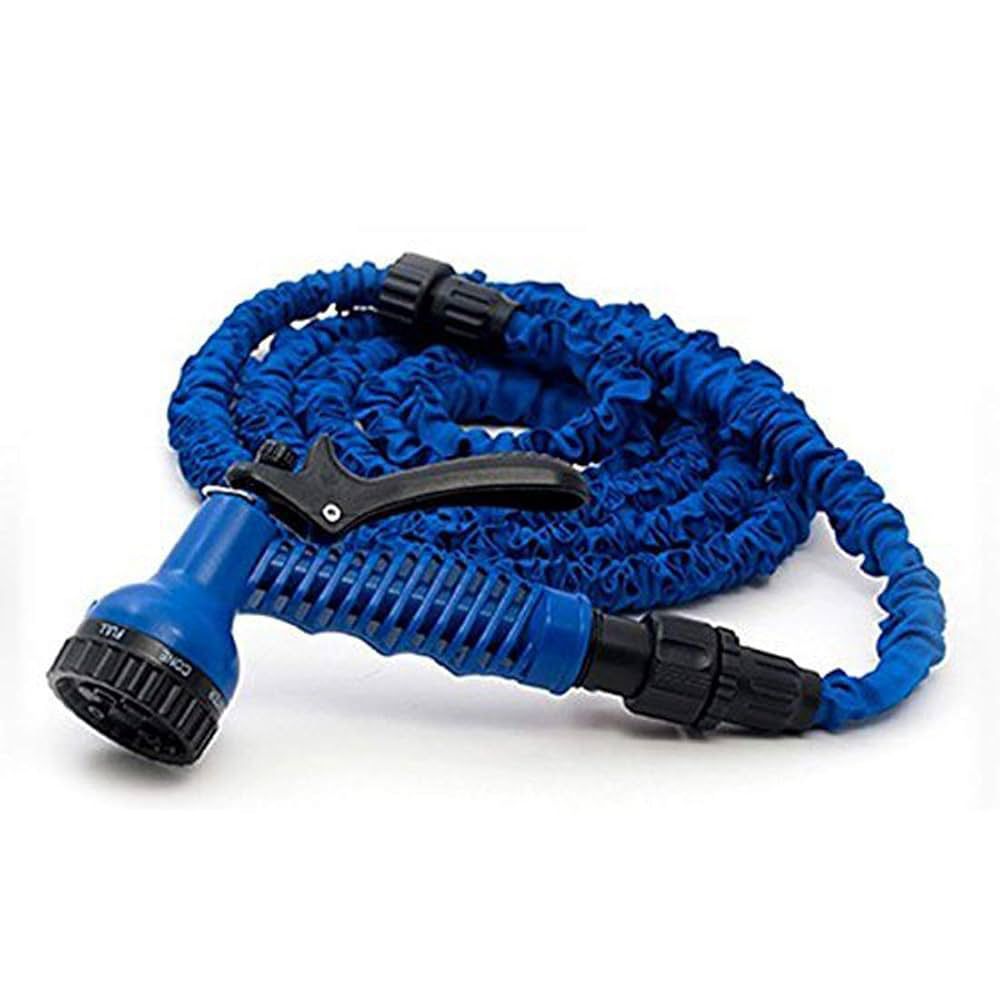 Expandable Magic Flexible Water Hose Pipe with Spray Gun Retractable Garden Watering Hose Pipe