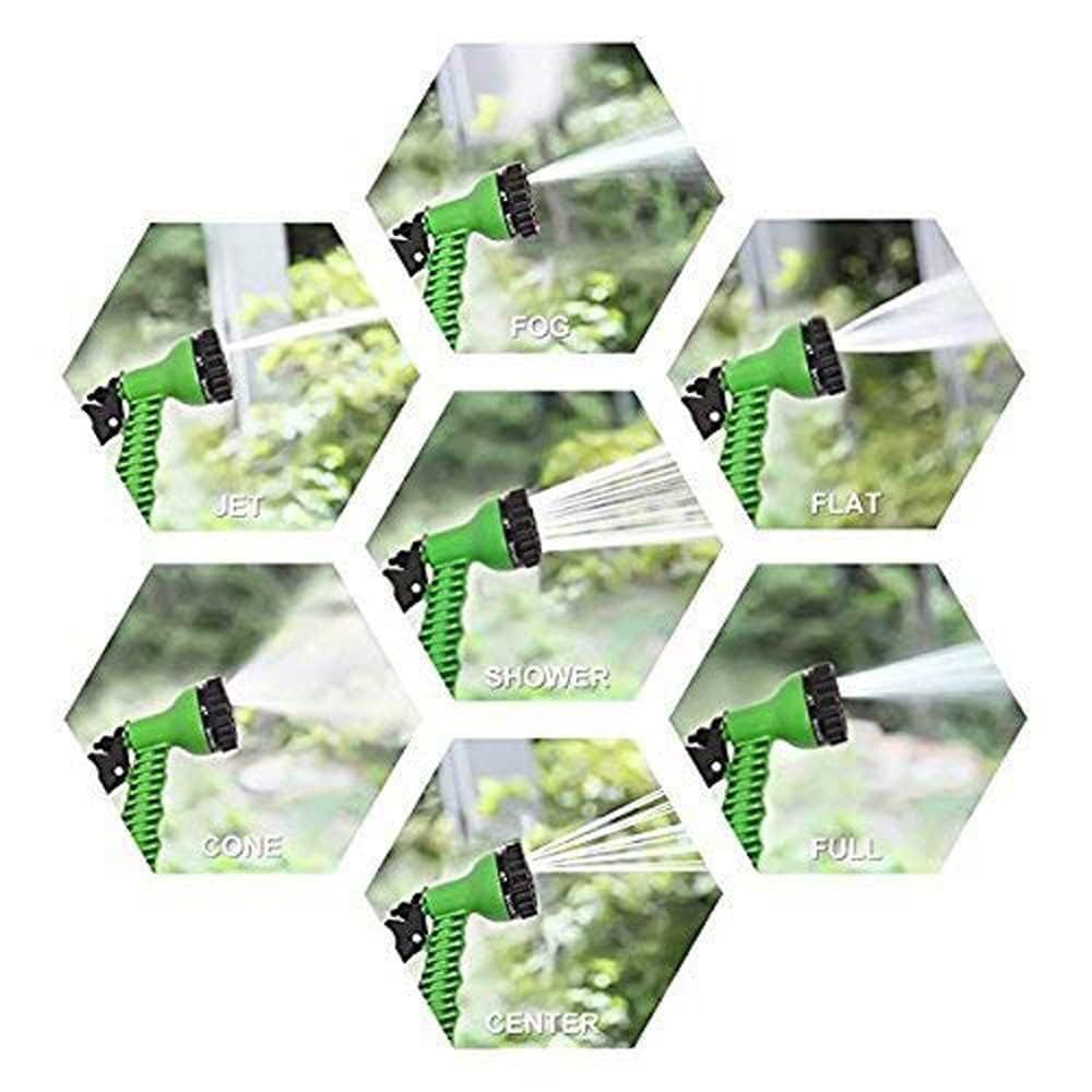 Expandable Magic Flexible Water Hose Pipe with Spray Gun Retractable Garden Watering Hose Pipe