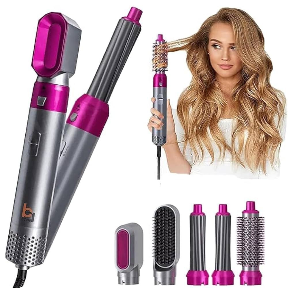 5 in 1 Electric Hot Air Styler HAir Straightning Equipment