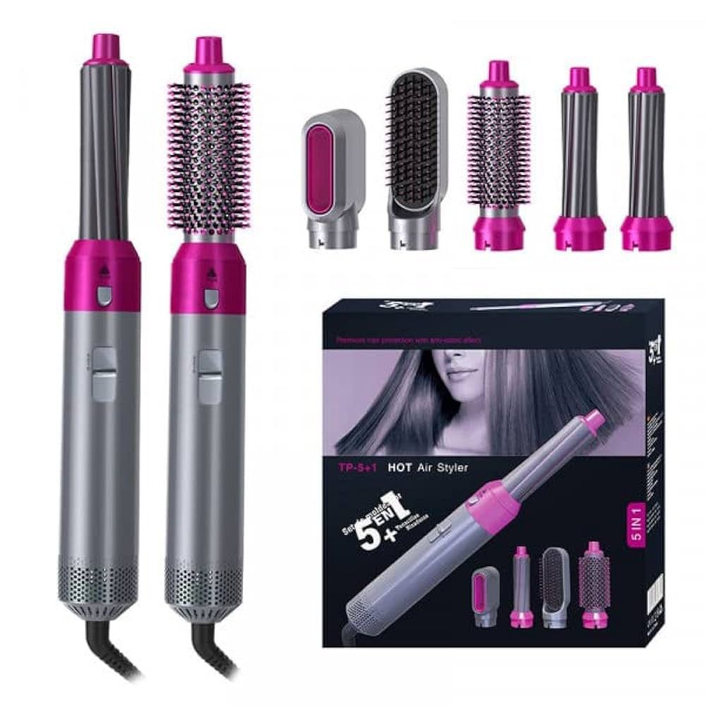 5 in 1 Electric Hot Air Styler HAir Straightning Equipment