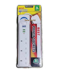 Extension Cord 3M With USB Power Surge Protection- 3 Outlets