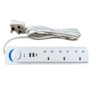 Extension Cord 3M With USB Power Surge Protection- 3 Outlets