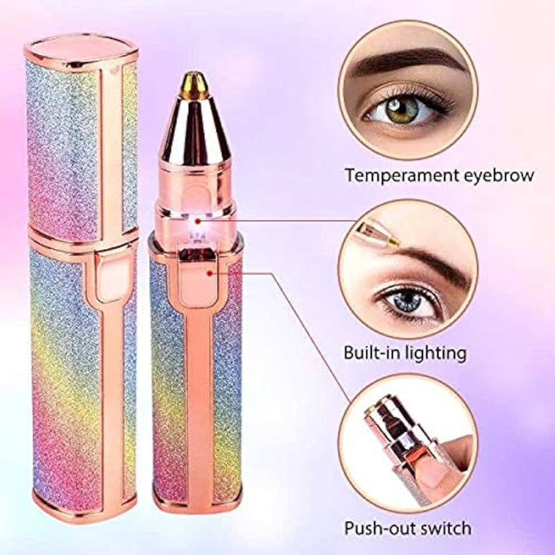 Rechargable 2 in 1 Eyebrow Trimmer and Face Shavers for Women