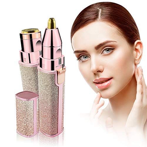 Rechargable 2 in 1 Eyebrow Trimmer and Face Shavers for Women