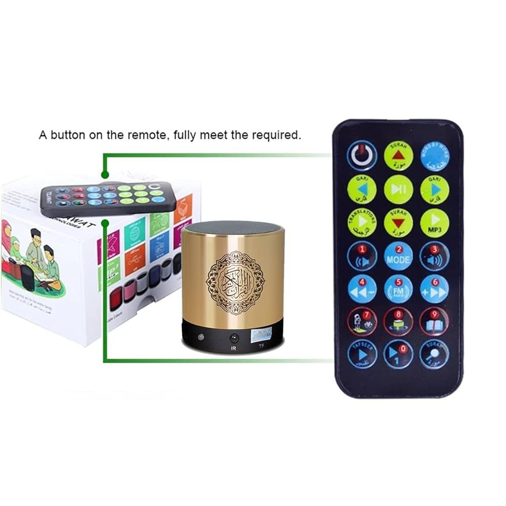 Portable Quran Speaker with Remote Control