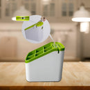 Kitchen Storage Box, Plastic Tableware Storage Rack Convenient Compact Design for Kitchen for Restaurants
