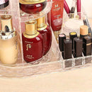 Makeup Organizer,360 Degree Rotating Adjustable Acrylic Clear Cosmetic Storage Display Case with 8 Layers Large Capacity, Fits Jewelry,Makeup Brushes, Lipsticks and More