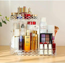 Makeup Organizer,360 Degree Rotating Adjustable Acrylic Clear Cosmetic Storage Display Case with 8 Layers Large Capacity, Fits Jewelry,Makeup Brushes, Lipsticks and More