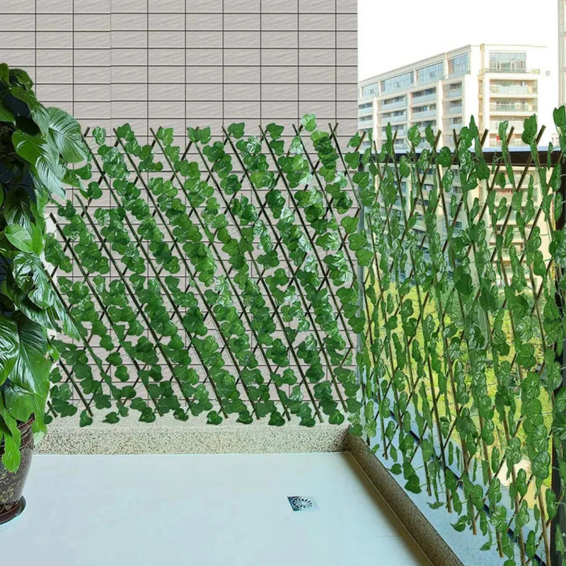 Expandable Artificial Grass Fence
