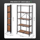 Wooden Wide Foldable Storage Shelves