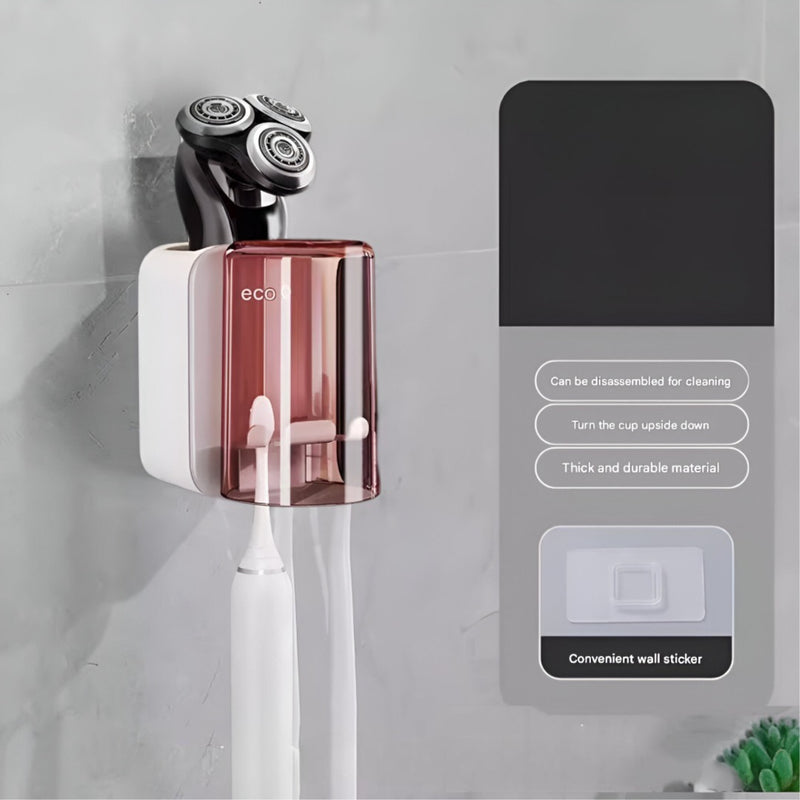wall-mounted toothbrush holder, Drill Free